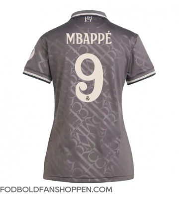 Real Madrid Kylian Mbappe #9 Tredjetrøje Dame 2024-25 Kortærmet